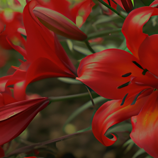 Examining the Significance of Red Lilies in Ancient Chinese and Japanese Cultures